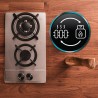 Cecotec Plaque de Gaz Butane et Naturel 2 Feux Bolero Squad G 2200S Inox. 5250 W, Acier Inox, Grilles Individuelles en Fonte, Br