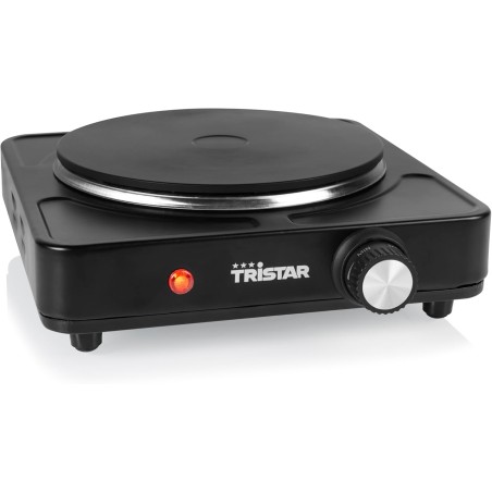 Tristar Plaque de cuisson électrique - Feu simple - Pour logement étudiant, camping, kitchenette - 18,5 cm de diamètre - Thermos