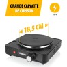 Tristar Plaque de cuisson électrique - Feu simple - Pour logement étudiant, camping, kitchenette - 18,5 cm de diamètre - Thermos
