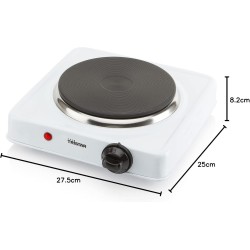 Tristar Mixte Adulte Réchaud électrique, Blanc, 1000W