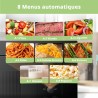 Comfee' CBMAG820BJL-BK Micro-ondes encastrable 20 litres avec gril, commandes numériques, 8 niveaux de puissance, dégel rapide e