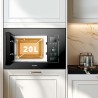 Comfee' CBMAG820BJL-BK Micro-ondes encastrable 20 litres avec gril, commandes numériques, 8 niveaux de puissance, dégel rapide e