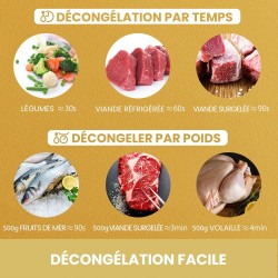 COMFEE' Micro-ondes Rétro avec 8 MENUS PRÉRÉGLÉS , 5 Niveaux de Puissance de Cuisson, 20 L, 800 W, Cuisson Express 30S, CMSRO 20