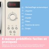 COMFEE' Micro-ondes Rétro avec 8 MENUS PRÉRÉGLÉS , 5 Niveaux de Puissance de Cuisson, 20 L, 800 W, Cuisson Express 30S, CMSRO 20
