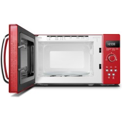 Comfee CMSRO 20 di rd Micro-ondes rétro avec 8 menus automatiques, 5 niveaux de puissance de cuisson, bouton de cuisson express,