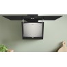 Bosch DWK85DK60 Série 2, Hotte murale, 4 vitesses d'aspiration dont 1 intensive, 80 cm, Noir avec finition en verre