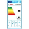 Bosch DWK85DK60 Série 2, Hotte murale, 4 vitesses d'aspiration dont 1 intensive, 80 cm, Noir avec finition en verre
