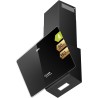 CIARRA CBCB6750 Hotte Aspirante Inclineé 60cm 350 m³/h - Hotte de Cuisine Classe A - Hotte de Cusine Silencieuse - Recyclage ou 