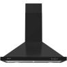 Cecotec Hotte Aspirante Pyramidale de 60 cm Bolero Flux PM 604300 Noir C. Moteur 105 W, Aspiration 430 m3/h, Commande Mécanique,