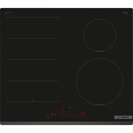 Bosch PIX631HC1E, Série 6, Plaque induction, 60 cm, 4 feux, Noir