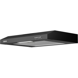 CIARRA Hotte aspirante murale noire de 600 mm avec un filtre en aluminium