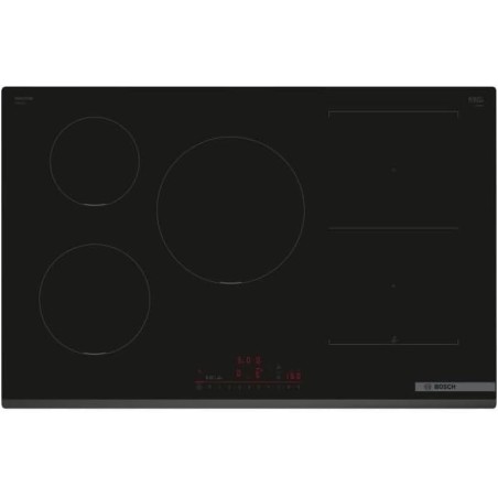 Bosch PVW831HC1E, Série 6, Plaque induction, 5 feux, 80 cm, Noir, Sans cadre