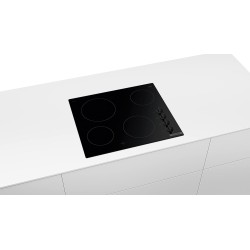Bosch PKE611CA8E - Série 2 - plaque électrique - 3 foyers - 60 cm - Puissance 6600 W - Noir