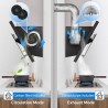 TopStrong Hottes Aspirantes 60cm, Class A++ Hotte Cuisine inclinée Silencieuse, 350m³/h Hotte aspirante Evacuation ou Recyclage,