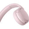 Sony wh-ch520 - casque bleutooth sans fil, multipoint, micro intégré - jusqu'à 50 heures d'autonomie et charge rapide - rose