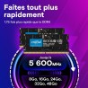 Crucial RAM 32Go DDR5 4800MHz CL40 Mémoire d’Ordinateur Portable CT32G48C40S5