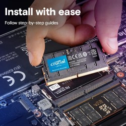 Crucial RAM 16Go DDR5 4800MHz CL40 Mémoire d’Ordinateur Portable CT16G48C40S5