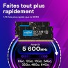 Crucial RAM DDR5 24Go 5600MHz SODIMM, Mémoire pour Ordinateur Portable, Mini PC (ou 5200MHz / 4800MHz) CL46 - CT24G56C46S5