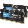 Crucial RAM DDR5 96Go Kit (2x48Go) 5600MHz SODIMM, Mémoire pour Ordinateur Portable, Mini PC (ou 5200MHz / 4800MHz) CL46 - CT2K4