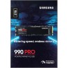 Samsung SSD 990 Pro NVMe M.2 Pcle 4.0, SSD Interne, Capacité 2 To, Vitesse de lecture jusqu'à 7 450 Mo/s, Gestion Intelligente d