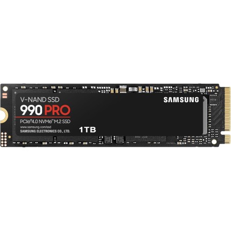 Samsung SSD 990 Pro NVMe M.2 Pcle 4.0, SSD Interne, Capacité 1 To, Vitesse de lecture jusqu'à 7 450 Mo/s, Gestion Intelligente d