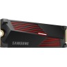 Samsung SSD Interne 990 PRO avec dissipateur, NVMe M.2 PCle 4.0, 2 To, Vitesse de lecture jusqu'à 7 450 Mo/s, Gestion Intelligen