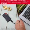 SanDisk Extreme Disque SSD Externe 8 To (Portable NVMe SSD, jusqu'à 1050 Mo/s en lecture, 1000 Mo/s en écriture, USB-C, Résistan