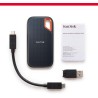 SanDisk Extreme Disque SSD Externe 500 Go (Portable NVMe SSD, jusqu'à 1050 Mo/s en lecture, 1000 Mo/s en écriture, USB-C, Résist