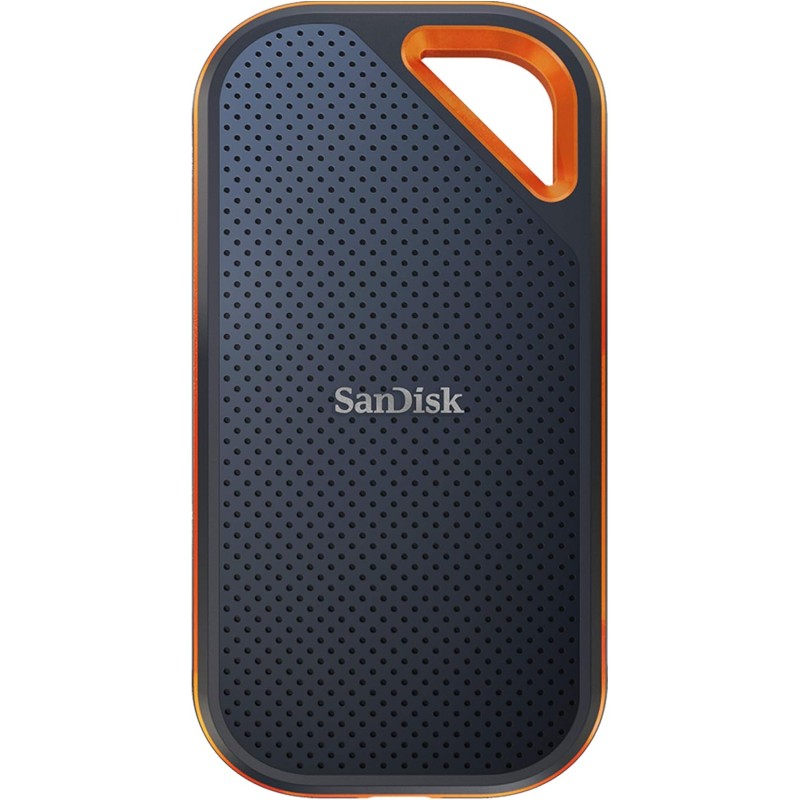 SanDisk Extreme PRO Disque SSD Externe 2 To (Portable NVMe SSD, jusqu'à 2000 Mo/s en lecture / écriture, USB-C, Résistance à la 
