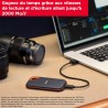 SanDisk Extreme PRO Disque SSD Externe 1 To (Portable NVMe SSD, jusqu'à 2000 Mo/s en lecture / écriture, USB-C, Résistance à la 