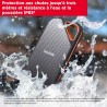 SanDisk Extreme PRO Disque SSD Externe 1 To (Portable NVMe SSD, jusqu'à 2000 Mo/s en lecture / écriture, USB-C, Résistance à la 