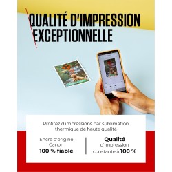 Canon SELPHY RP-108 lot encre + papier, 2 cartouches d'encre pour imprimante (2 x cartouches) et 108 feuilles (100 x 148 mm) pou