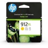 HP 912XL Cartouche d'Encre Jaune grande capacité Authentique (3YL83AE) pour HP OfficeJet Pro 8010 series / 8020 series