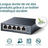 TP-Link Switch Ethernet Gigabit 5 Ports RJ45 Metallique 10/100/1000 Mbps, IGMP Snooping, Switch RJ45 idéal pour étendre Le résea