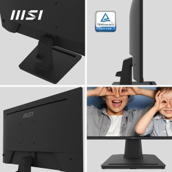 MSI Pro MP252 écran bureautique Full HD 24,5" - Dalle IPS 1920 x 1080, 100 Hz, écran respectueux des Yeux, Haut-parleurs intégré