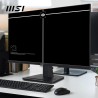 MSI Pro MP275 écran bureautique 27" Full HD - Dalle IPS 1920 x 1080, 100 Hz, écran respectueux des Yeux, Haut-parleurs intégrés,