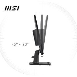 MSI Pro MP275 écran bureautique 27" Full HD - Dalle IPS 1920 x 1080, 100 Hz, écran respectueux des Yeux, Haut-parleurs intégrés,