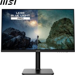 MSI Modern MD2412P Écran Bureautique 23.8" Full HD - Dalle IPS 1920x1080, 100Hz, Confort Oculaire, Montage VESA, Haut-Parleurs I