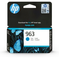 HP 963 Cartouche d'Encre Cyan Authentique (3JA23AE) pour HP OfficeJet Pro 9010 series / 9020 series