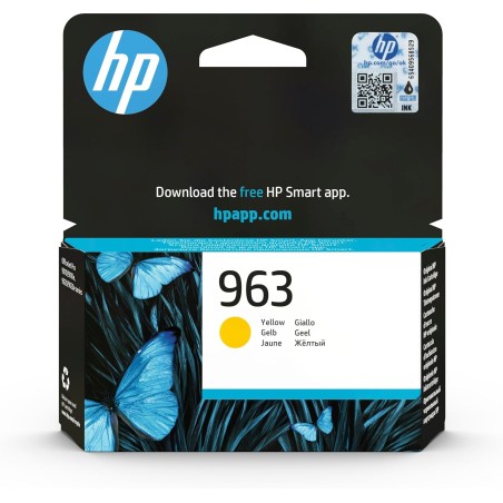 HP 963 Cartouche d'Encre Jaune Authentique (3JA25AE) pour HP OfficeJet Pro 9010 series / 9020 series
