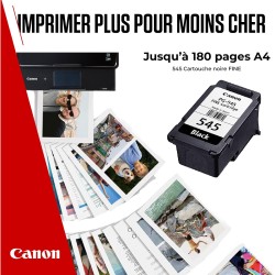 Canon Cartouche Encre - PG-545 Cartouche d'encre Noire Authentique pour imprimante - (1 x Cartouche)