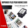 Canon Cartouche Encre - PG-545 Cartouche d'encre Noire Authentique pour imprimante - (1 x Cartouche)
