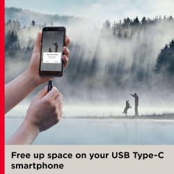 SanDisk Ultra Dual Drive Go, 1 To Flash Drive, Clé USB C (pour Android Smartphone Stockage, Tablettes, Mac et PC, jusqu'à 400 Mo