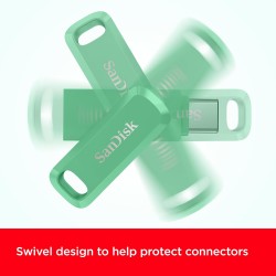 Sandisk ultra dual drive go, 512 go flash drive, clé usb c (pour android smartphone stockage, tablettes, mac et pc, jusqu'à 400 