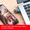 SanDisk Ultra Dual Drive Go, 64 Go Flash Drive, Clé USB C (pour Android Smartphone Stockage, Tablettes, Mac et PC, jusqu'à 300 M