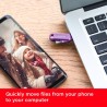 SanDisk Ultra Dual Drive Go, 64 Go Flash Drive, Clé USB C (pour Android Smartphone Stockage, Tablettes, Mac et PC, jusqu'à 300 M