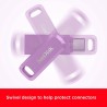 SanDisk Ultra Dual Drive Go, 64 Go Flash Drive, Clé USB C (pour Android Smartphone Stockage, Tablettes, Mac et PC, jusqu'à 300 M