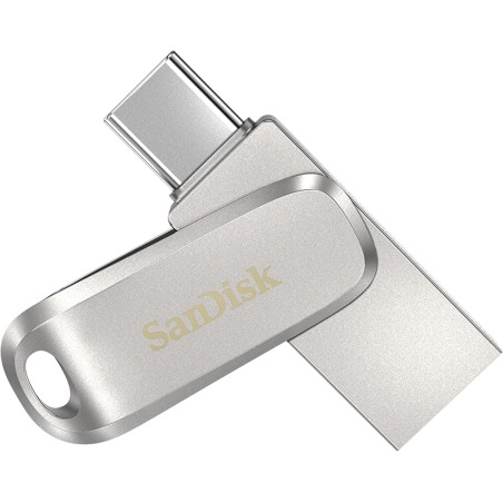 SanDisk Ultra Dual Drive Luxe USB Flash Drive 512 GB USB Type-A, W128261668 (Flash Drive 512 GB USB Type-A/USB Type-C 3.2 Gen 1 