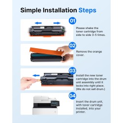 GPC Image 219X MFP 3302FDW Toner avec Puce Compatible pour HP 219A 219X pour Color Laserjet Pro MFP 3302FDW 3302SDW 3302FDN 3302