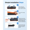 GPC Image 219X MFP 3302FDW Toner avec Puce Compatible pour HP 219A 219X pour Color Laserjet Pro MFP 3302FDW 3302SDW 3302FDN 3302